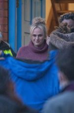 REBEL WILSON on the Set of The Almond And The Sea Horse in Wrexham 04/12/2021