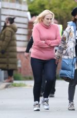 REBEL WILSON on the Set of The Almond And The Sea Horse in Wrexham 04/12/2021