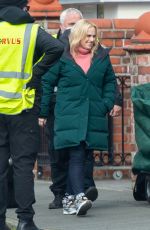 REBEL WILSON on the Set of The Almond And The Sea Horse in Wrexham 04/12/2021