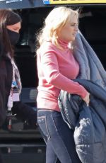 REBEL WILSON on the Set of The Almond And The Sea Horse in Wrexham 04/12/2021
