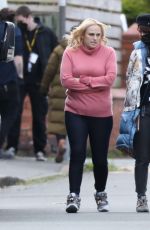 REBEL WILSON on the Set of The Almond And The Sea Horse in Wrexham 04/12/2021