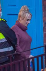 REBEL WILSON on the Set of The Almond And The Sea Horse in Wrexham 04/12/2021