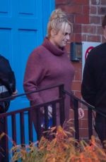 REBEL WILSON on the Set of The Almond And The Sea Horse in Wrexham 04/12/2021