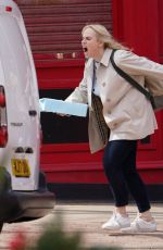 REBEL WILSON on the Set The Almond and the Seahorse in London 04/26/2021