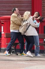 REBEL WILSON on the Set The Almond and the Seahorse in London 04/26/2021