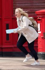 REBEL WILSON on the Set The Almond and the Seahorse in London 04/26/2021