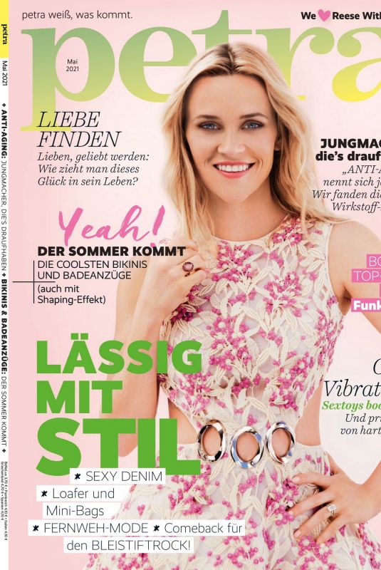 REESE WITHERSPOON in Petra Magazine, May 2021
