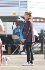 REESE WITHERSPOON on the Set of The Morning Show in Los Angeles 04/12/2021