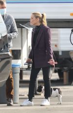 REESE WITHERSPOON on the Set of The Morning Show in Los Angeles 04/12/2021