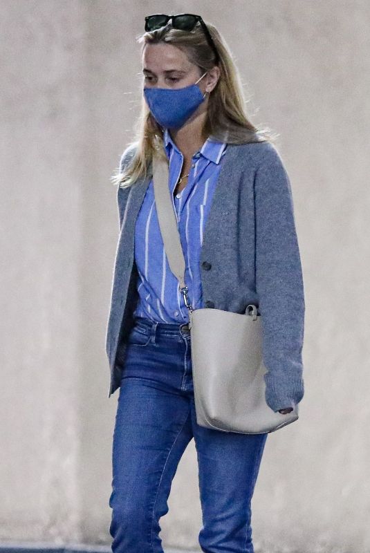 REESE WITHERSPOON Out in Beverly Hills 04/28/2021