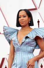 REGINA KING at 93rd Annual Academy Awards in Los Angeles 04/25/2021