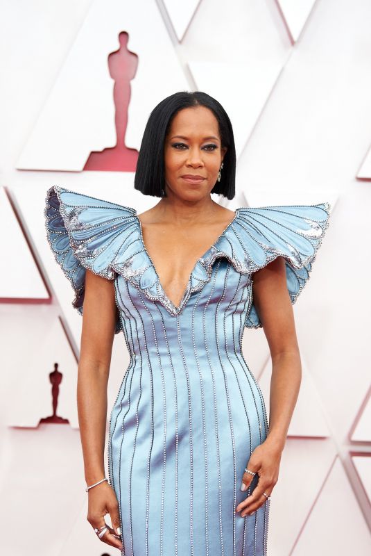 REGINA KING at 93rd Annual Academy Awards in Los Angeles 04/25/2021
