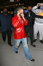 RIHANNA Arrives at Nobu in New York 04/06/2021