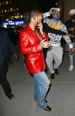 RIHANNA Arrives at Nobu in New York 04/06/2021