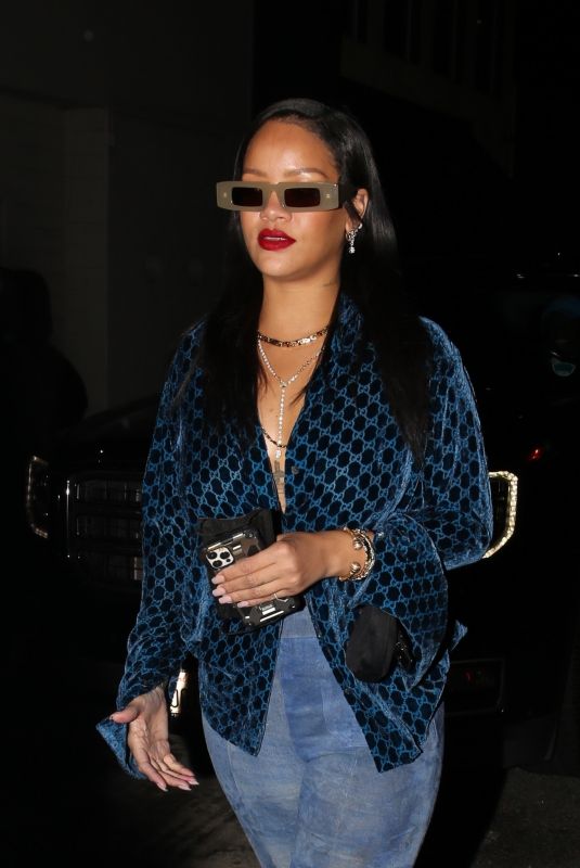 RIHANNA at Giorgio Baldi in Santa Monica 04/24/2021