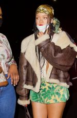 RIHANNA at The Nice Guy in Los Angeles 04/10/2021