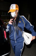 RIHANNA in Adidas Tracksuit Out in Beverly Hills 04/12/2021