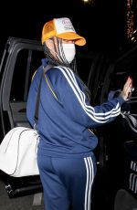 RIHANNA in Adidas Tracksuit Out in Beverly Hills 04/12/2021