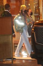 RIHANNA Leaves Oscar Party in Los Angeles 04/25/2021