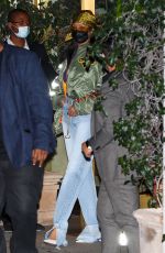 RIHANNA Leaves Oscar Party in Los Angeles 04/25/2021
