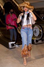 RIHANNA Out and About in Los Angeles 03/31/2021