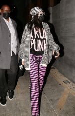 RIHANNA Out for Dinner at Nobu in Los Angeles 04/23/2021