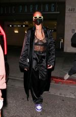 RIHANNA Out for Dinner at Wally