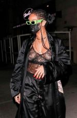 RIHANNA Out for Dinner at Wally