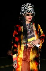 RIHANNA Out for Dinner in Santa Monica 04/17/2021