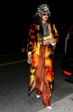 RIHANNA Out for Dinner in Santa Monica 04/17/2021