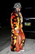 RIHANNA Out for Dinner in Santa Monica 04/17/2021