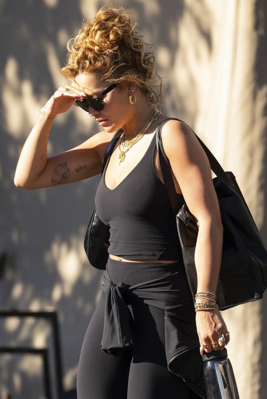 RITA ORA Leaves a Gym in Sydney 04/12/2021