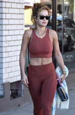 RITA ORA Leaves a Gym in Sydney 04/132/2021