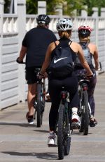 RITA ORA Out Riding a Bike at Harbour in Sydney 04/14/2021