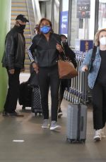 ROBIN ROBERTS and AMBER LAIGN at LAX Airport in Los Angeles 04/21/2021