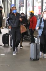 ROBIN ROBERTS and AMBER LAIGN at LAX Airport in Los Angeles 04/21/2021
