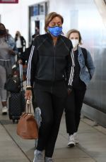 ROBIN ROBERTS and AMBER LAIGN at LAX Airport in Los Angeles 04/21/2021