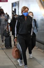 ROBIN ROBERTS and AMBER LAIGN at LAX Airport in Los Angeles 04/21/2021