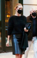 ROSIE HUNTINGTON-WHITELEY Out in New York 04/13/2021