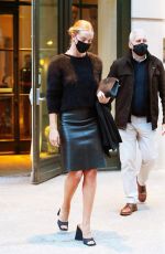 ROSIE HUNTINGTON-WHITELEY Out in New York 04/13/2021