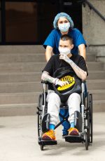 RUBY ROSE Rolled Out in a Wheelchair at UCLA Health Marina del Rey Cancer Center 04/01/2021