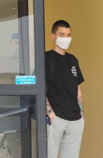 RUBY ROSE Rolled Out in a Wheelchair at UCLA Health Marina del Rey Cancer Center 04/01/2021