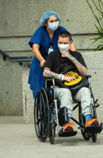 RUBY ROSE Rolled Out in a Wheelchair at UCLA Health Marina del Rey Cancer Center 04/01/2021
