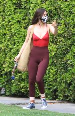 RUMER and SCOUT WILLIS Leaves Pilates Class in Los Angeles 04/13/2021