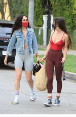 RUMER and SCOUT WILLIS Leaves Pilates Class in Los Angeles 04/13/2021