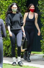 RUMER and SCOUT WILLIS Leaves Pilates Class in West Hollywood 04/14/2021