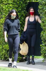 RUMER and SCOUT WILLIS Leaves Pilates Class in West Hollywood 04/14/2021