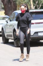 RUMER WILLIS Arrives at Pilates Class in West Hollywood 04/16/2021