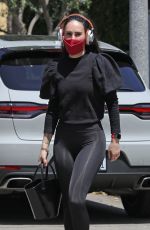 RUMER WILLIS Arrives at Pilates Class in West Hollywood 04/16/2021