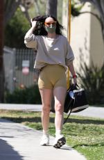 RUMER WILLIS Heading to a Workout in West Hollywood 04/07/2021